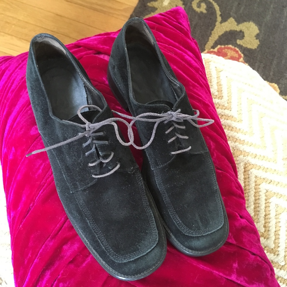 Ferragamo Suede Lace Ups